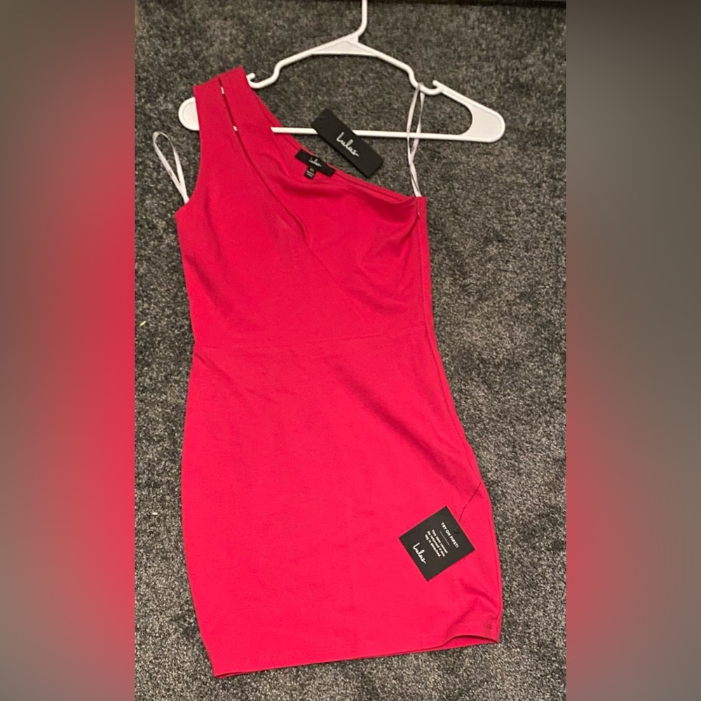 Pink short dress from lulus!